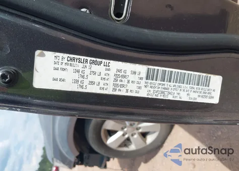 2012 Dodge Journey Sxt from USA, damaged, VIN 3C4PDCBB6CT394310